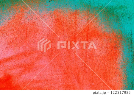 Old painted metal sheet, grunge texture, changed colors, background in soothing colors. Old painted metal sheet, grunge texture, changed colors, background in soothing colors. 122517983