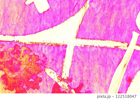 abstract painted texture with random colored spots and strokes, modified color scheme. 122518047