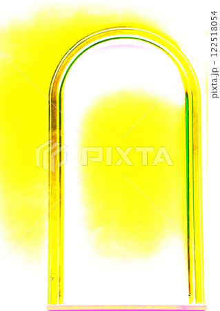 False window in a plastered wall, altered color scheme, architectural background in pastel colors. False window in a plastered wall, altered color scheme, architectural background in pastel colors. 122518054
