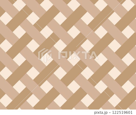 Rattan seamless pattern. Texture of the weave. Vector illustration. 122519601