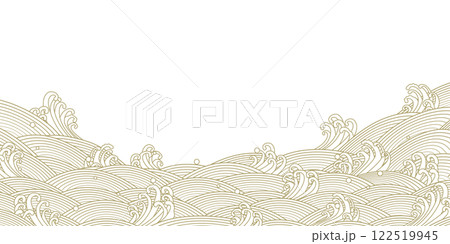 波の上を走る波 122519945