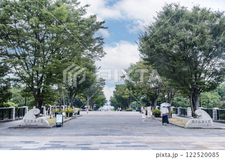 葛西臨海公園・中央園路／東京都江戸川区臨海町6丁目 122520085