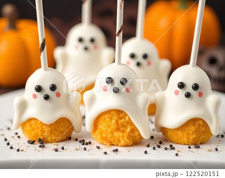 Ghost Cake Pops for Halloween Celebration 122520151