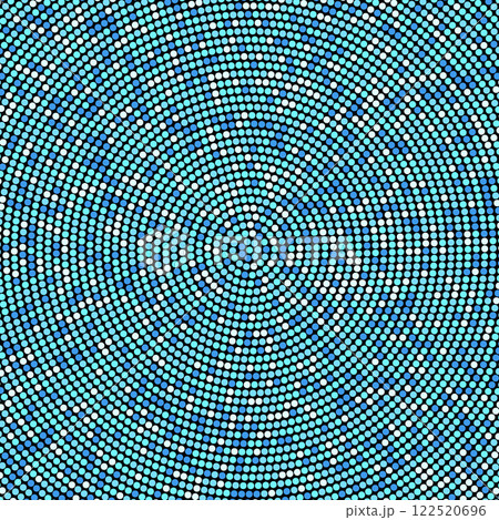 Neon dots abstract background. Dotted halftone backdrop. Vector template for your creative designs. Neon dots abstract background. Dotted halftone backdrop. Vector template for your creative designs. 122520696