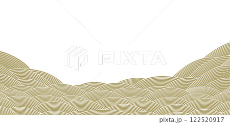 波の模様をデザインした背景 122520917