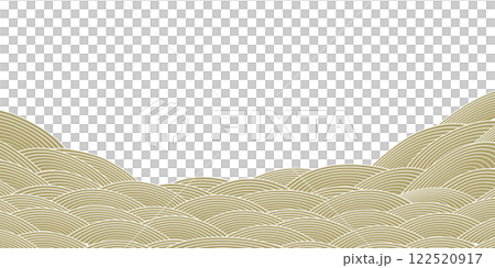 波の模様をデザインした背景 122520917