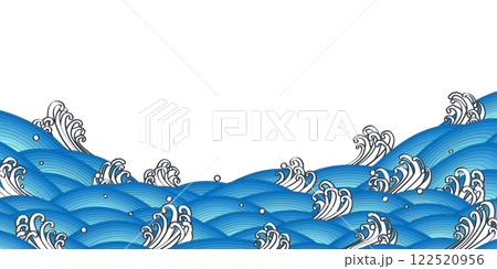 波の上を走る波 波の上を走る波 122520956
