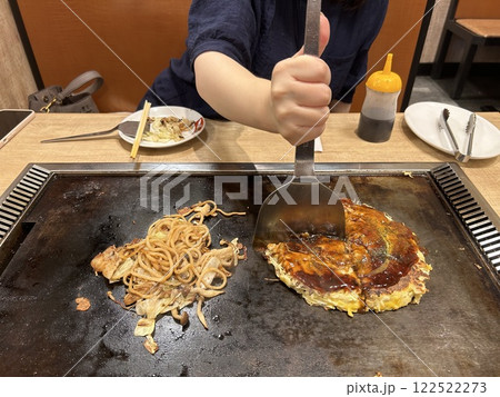 お好み焼き　調理イメージ 122522273