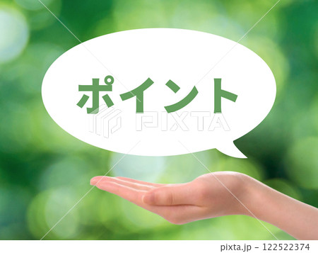 ポイントの吹き出し ポイントの吹き出し 122522374
