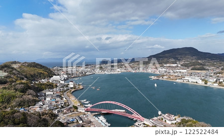【空から見た長崎・島原半島】 口之津港 【空から見た長崎・島原半島】 口之津港 122522484