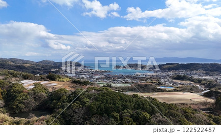 【空から見た長崎・島原半島】 口之津港 【空から見た長崎・島原半島】 口之津港 122522487