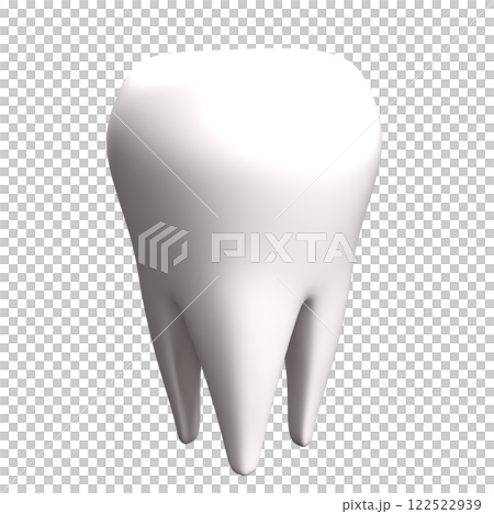The White tooth for Health or medical concept. 122522939