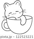 illustration of a black cat 122523221