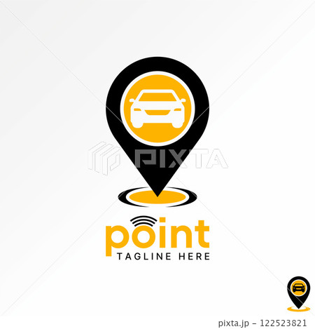 Logo design graphic concept creative premium vector stock image graphic point place car driver station GPS app maps to workshop street garage machine Logo design graphic concept creative premium vector stock image graphic point place car driver station GPS app maps to workshop street garage machine 122523821