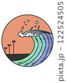 波のデザイン 122524505