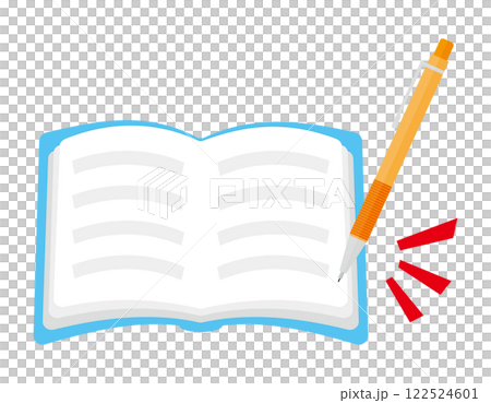 Simple illustration of a mechanical pencil - Writing utensils Simple illustration of a mechanical pencil - Writing utensils 122524601