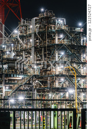 鹿島石油の工場夜景 122524727