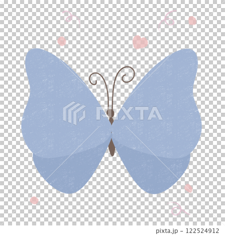 blue butterfly with hearts blue butterfly with hearts 122524912