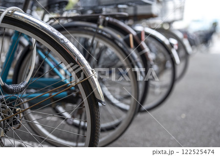 駐輪場 自転車 停車 駅前 イメージ 駐輪場 自転車 停車 駅前 イメージ 122525474