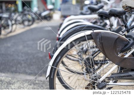 駐輪場 自転車 停車 駅前 イメージ 駐輪場 自転車 停車 駅前 イメージ 122525478