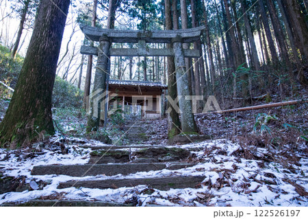 竪破山　黒前神社の鳥居 122526197