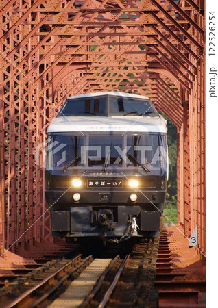 球磨川第二橋りょうのトラストと特急あそぼーい! 122526254