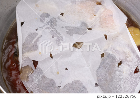 子持ちカレイの煮付けの工程 子持ちカレイの煮付けの工程 122526756