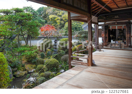奈良　長岳寺（ちょうがくじ）旧地蔵院庭園 122527081