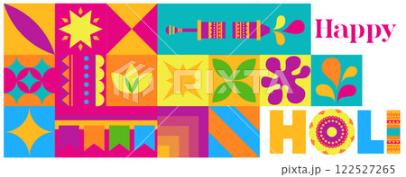 Colorful Holi Festival Banner vector Colorful Holi Festival Banner vector 122527265