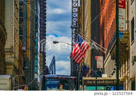 ニューヨークの繁華街 ニューヨークの繁華街 122527564