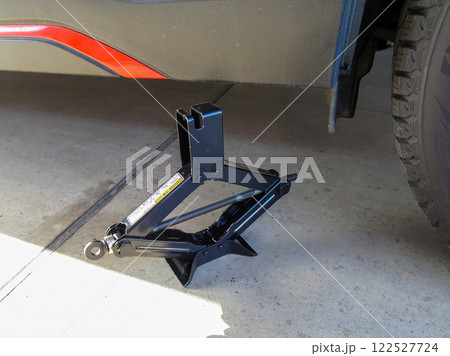 車載工具のパンタ式ジャッキ 車載工具のパンタ式ジャッキ 122527724