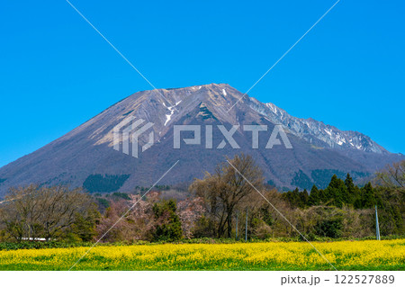 【日本百名山】添谷から見た春の大山1 鳥取県西伯郡伯耆町 【日本百名山】添谷から見た春の大山1 鳥取県西伯郡伯耆町 122527889