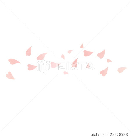 ピンクの花吹雪 122528528