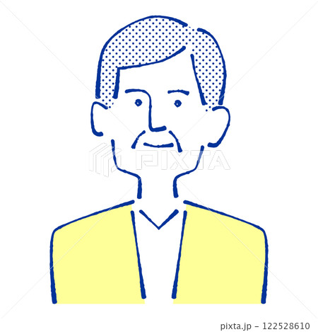 休日の男性のイラスト 122528610