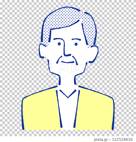 休日の男性のイラスト 122528610