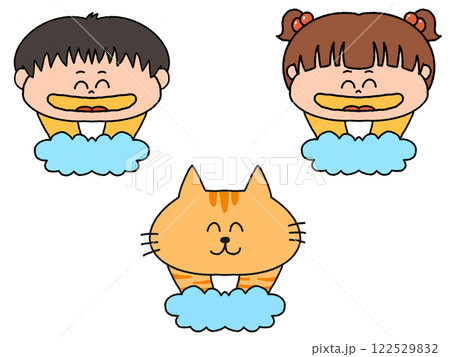 手洗い 笑顔 保育 かわいい セット 手洗い 笑顔 保育 かわいい セット 122529832