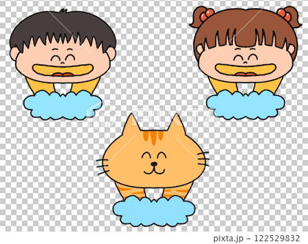 手洗い 笑顔 保育 かわいい セット 手洗い 笑顔 保育 かわいい セット 122529832