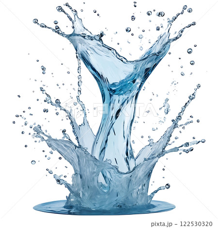 water splashing isolated on white or transparent png water splashing isolated on white or transparent png 122530320