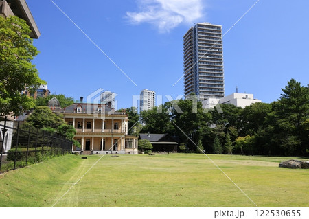 東京都台東区の旧岩崎邸庭園の風景 122530655