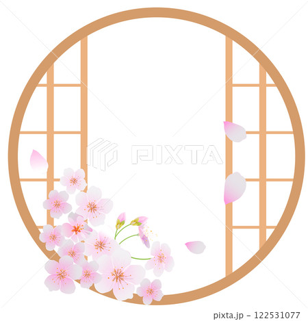 桜のフレーム 122531077