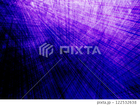 青紫の光線　ラインの交差　光の筋（背景素材）暗い 122532638