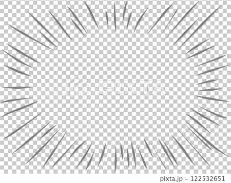 A gray frame of concentrated lines used in manga 122532651