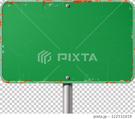 緑の標識 緑の標識 122532819