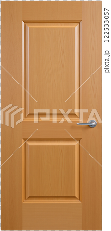 シンプルな木製のドア 122533057