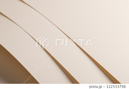 A beige paper background with a soft, uniform texture and a refined matte finish. The plain and 122533798