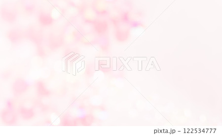 綺麗なピンク桜の花びらイメージ背景イラスト　かわいいキラキラふんわり 122534777