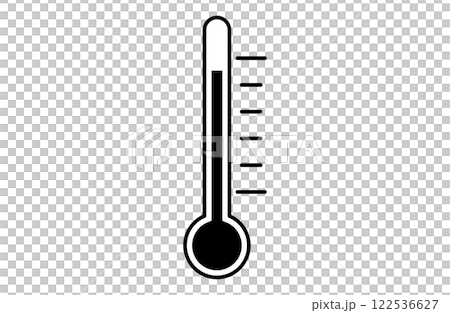Thermometer simple icon vector illustration Thermometer simple icon vector illustration 122536627