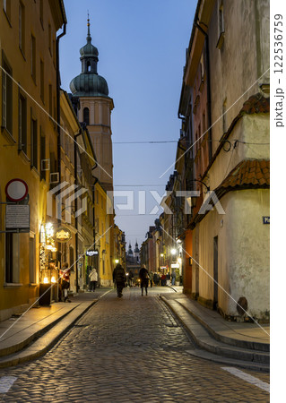Medieval Street in European City Center Medieval Street in European City Center 122536759