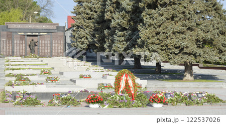 flowers from the President and people of Transnistria on the graves flowers from the President and people of Transnistria on the graves 122537026