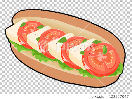 Caprese sandwich 122537047